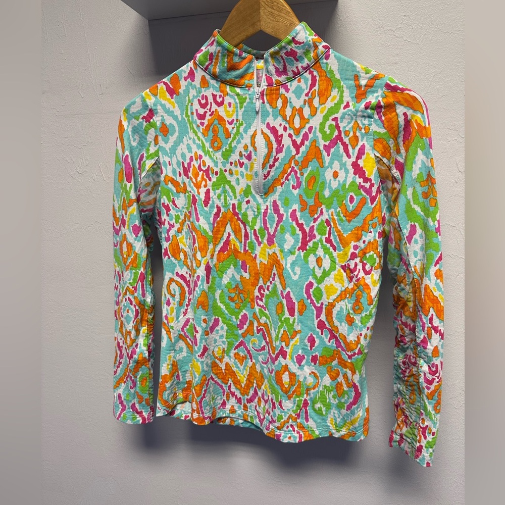 IBKUL Colorful Patterned Long Sleeve Top